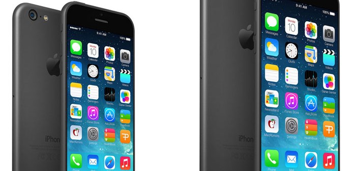 Billede af iphone 6 og 6 Plus stående