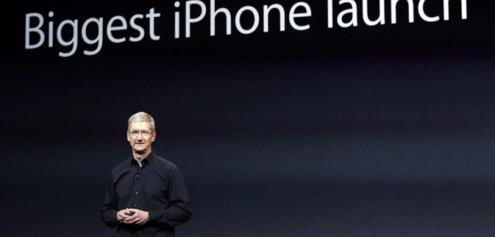 Tim Cock iphone 6 lancering 2014
