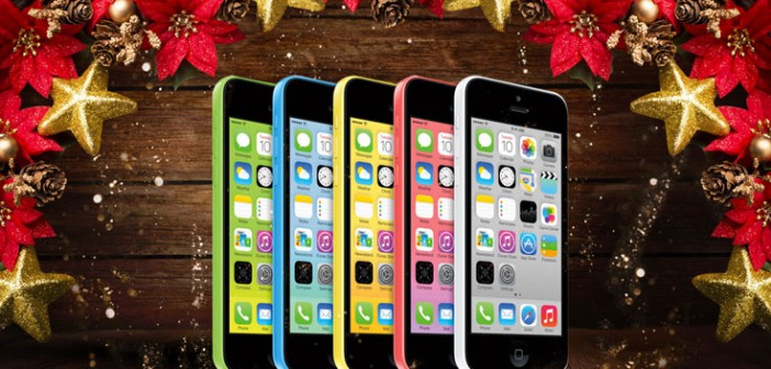 iphone 5c julegave Tilbud